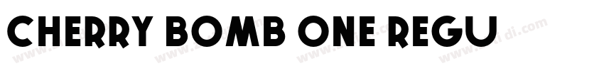 Cherry Bomb One Regu字体转换